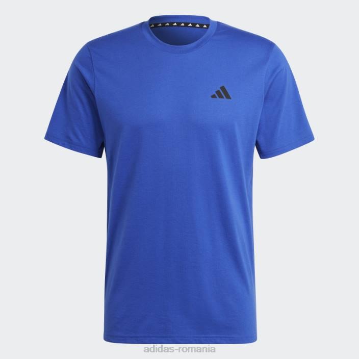 Adidas tren essentials feelready tricou de antrenament albastru bărbați albastru/negru 2JBN6019
