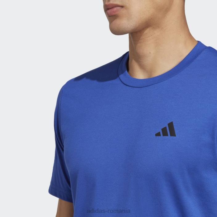 Adidas tren essentials feelready tricou de antrenament albastru bărbați albastru/negru 2JBN6019
