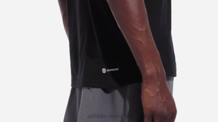 Adidas tren essentials feelready tricou de antrenament negru bărbați alb negru 2JBN5665
