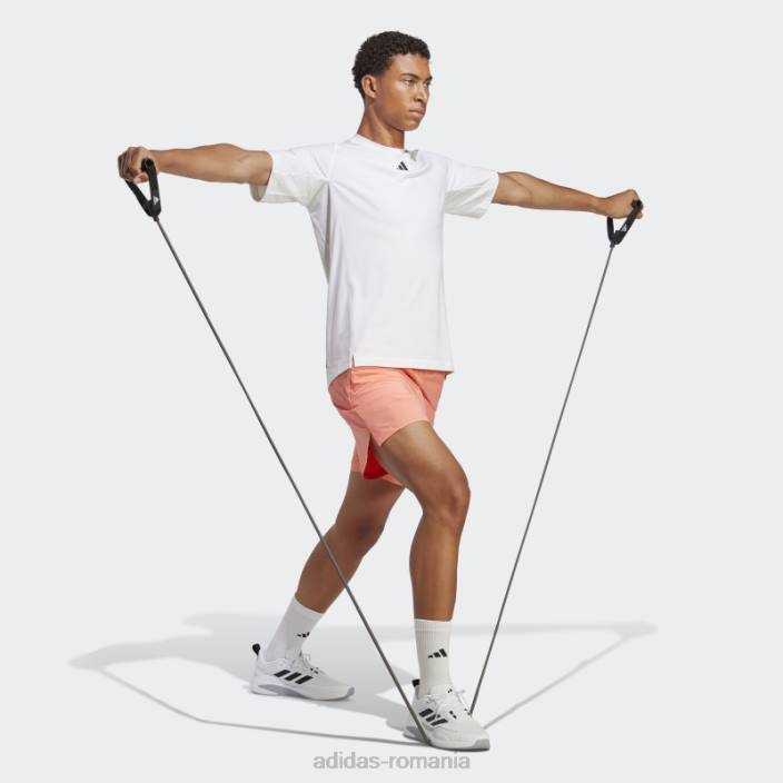 Adidas tren icons 3 bar logo tricou de antrenament alb bărbați alb 2JBN896