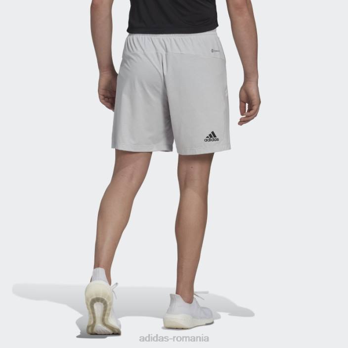 Adidas tren icons 3-bar pantaloni scurți de antrenament gri adidas bărbați gri 2JBN14712