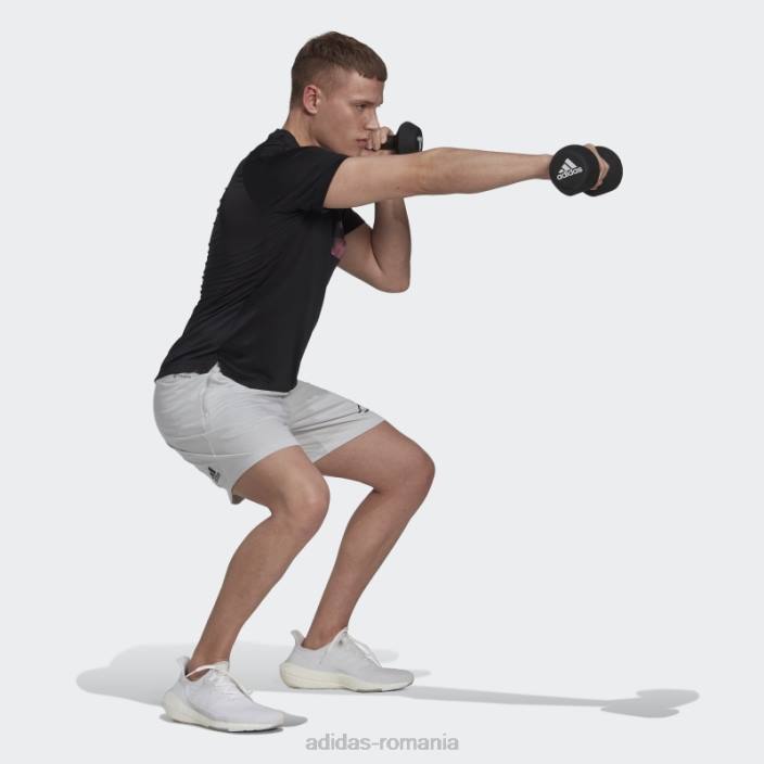 Adidas tren icons 3-bar pantaloni scurți de antrenament gri adidas bărbați gri 2JBN14712