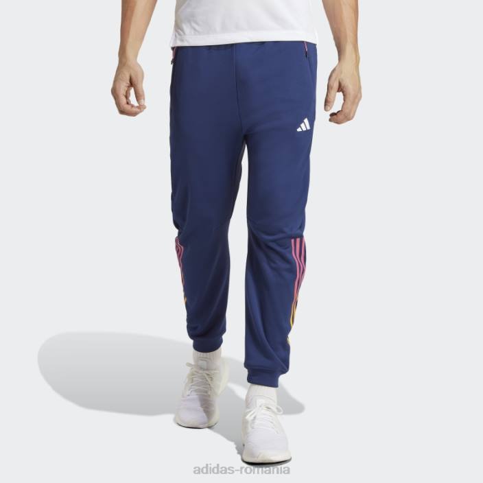 Adidas tren icons pantaloni de antrenament cu 3 dungi albastru închis bărbați albastru inchis 2JBN5365
