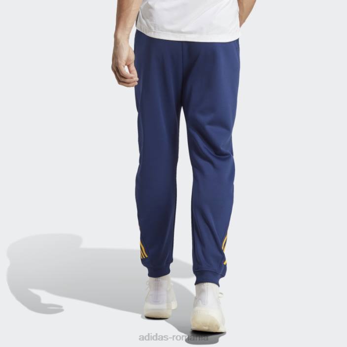 Adidas tren icons pantaloni de antrenament cu 3 dungi albastru închis bărbați albastru inchis 2JBN5365