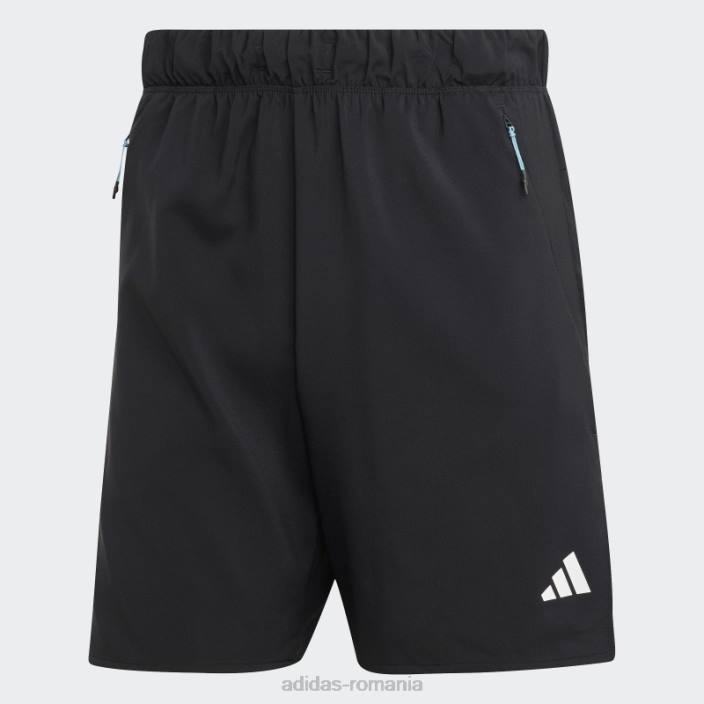 Adidas tren icons pantaloni scurți de antrenament cu 3 dungi negru bărbați negru 2JBN5143