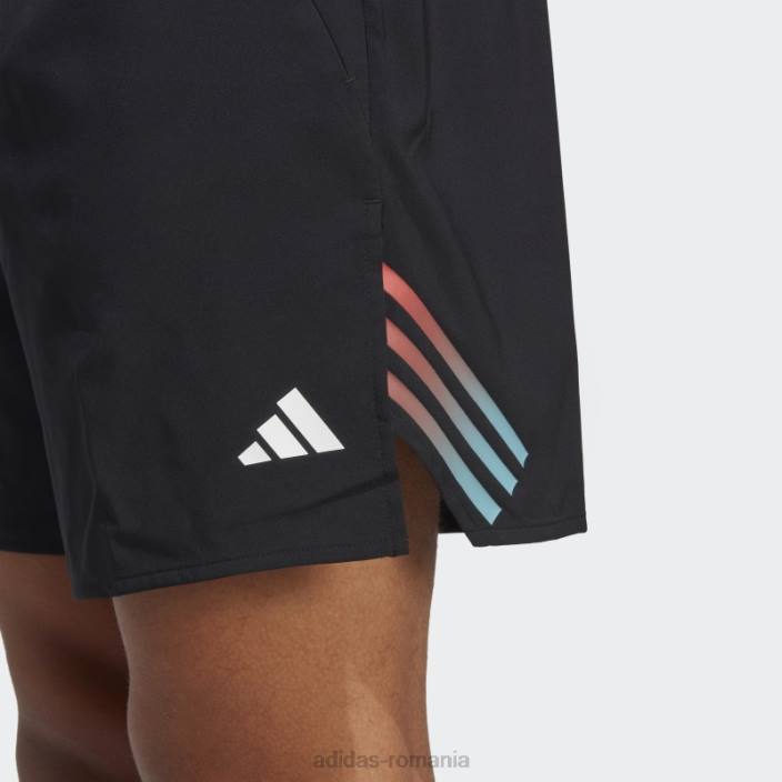 Adidas tren icons pantaloni scurți de antrenament cu 3 dungi negru bărbați negru 2JBN5143