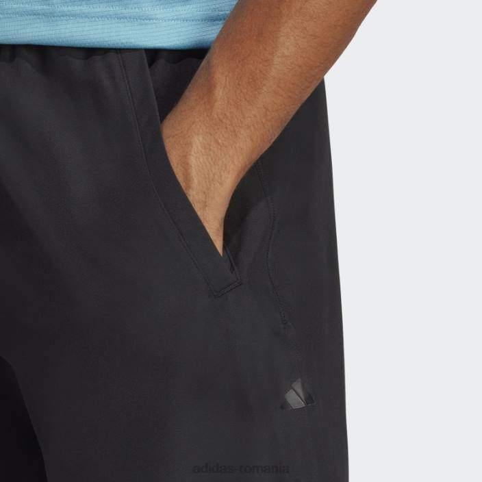 Adidas trenuri esentiale facute pentru a fi refacute pantaloni scurti de antrenament negri bărbați negru 2JBN13550