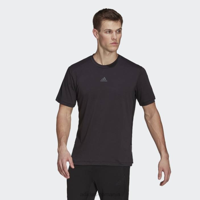 Adidas tricou aeroready yoga negru adidas bărbați gri inchis 2JBN15234