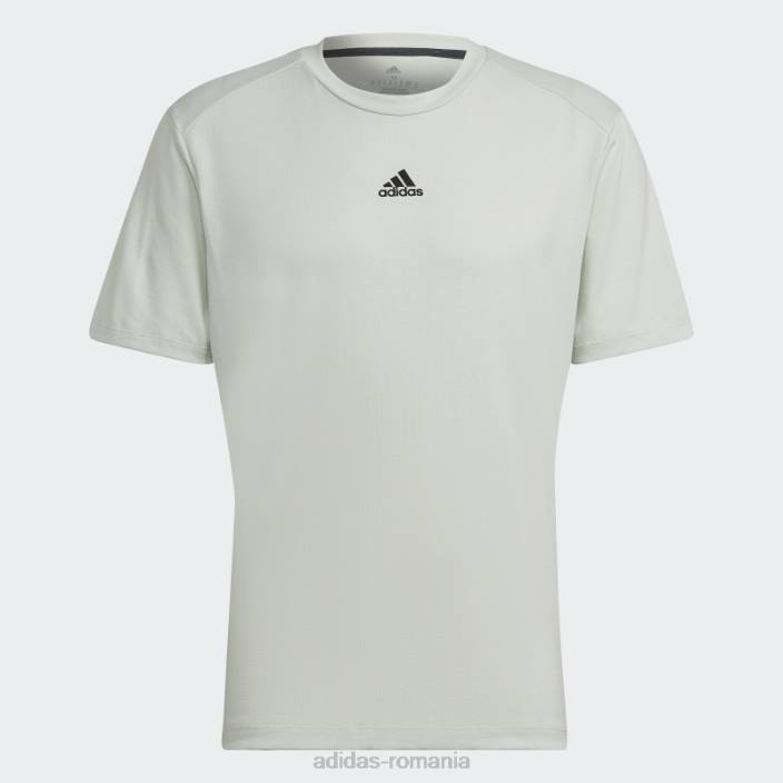 Adidas tricou aeroready yoga verde bărbați verde/negru 2JBN14581