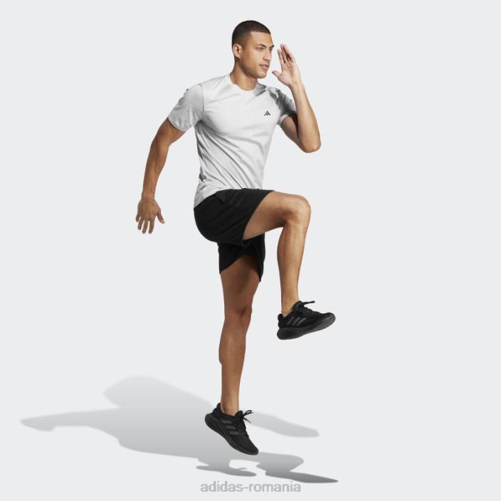 Adidas tricou alb de antrenament Hiit Engineered bărbați alb 2JBN6185