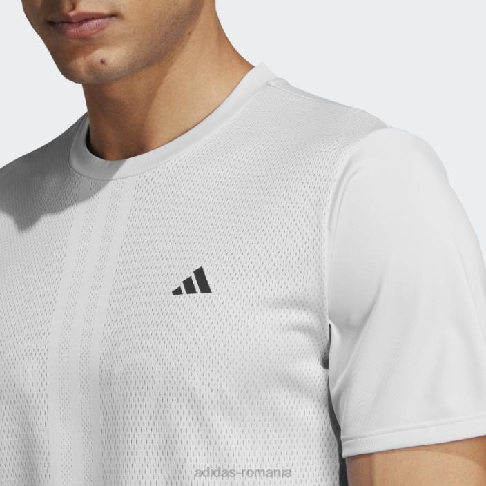 Adidas tricou alb de antrenament Hiit Engineered bărbați alb 2JBN6185