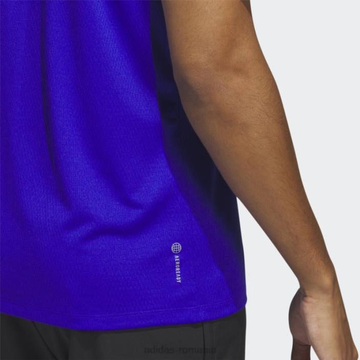 Adidas tricou albastru de antrenament hiit engineered bărbați albastru 2JBN5158