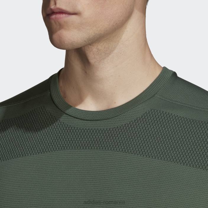 Adidas tricou cu imprimeu impact suport frontal antrenament verde oxid bărbați oxid verde 2JBN7094