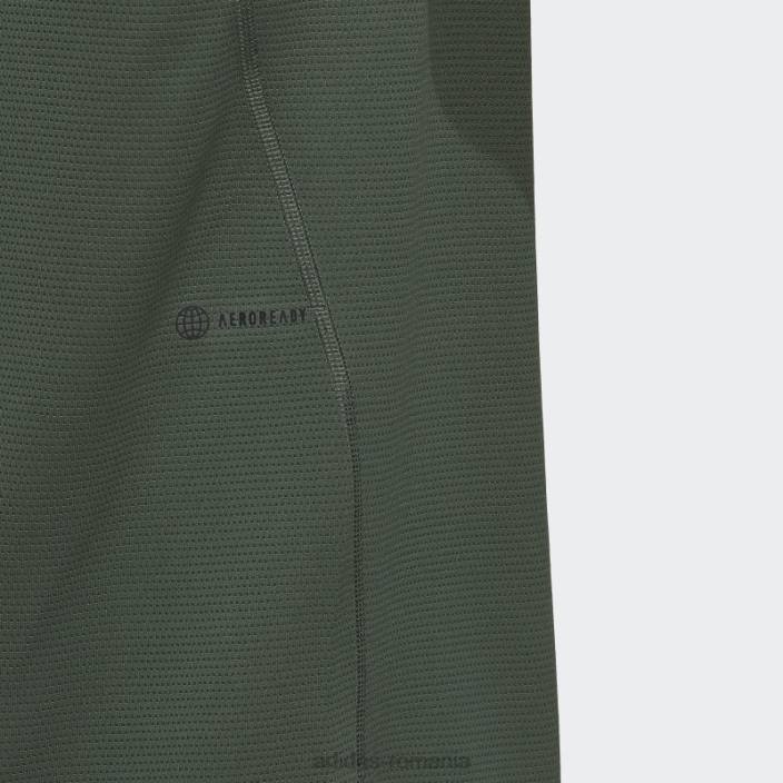 Adidas tricou cu imprimeu impact suport frontal antrenament verde oxid bărbați oxid verde 2JBN7094