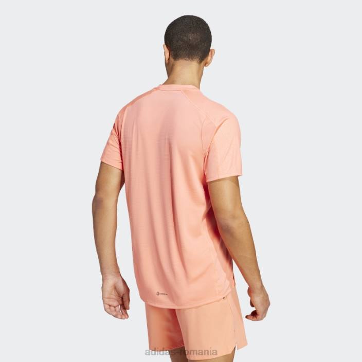 Adidas tricou cu imprimeu pu antrenament coral adidas bărbați coral 2JBN5766