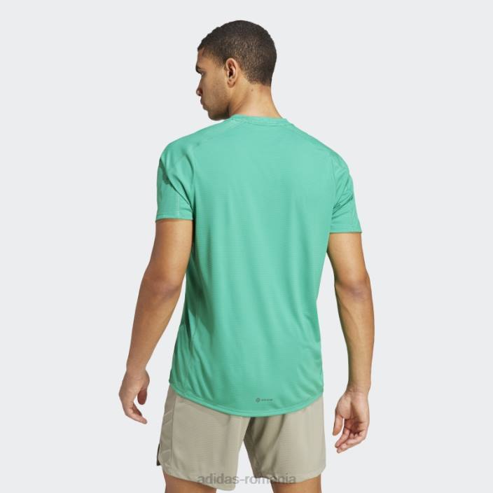 Adidas tricou cu imprimeu pu antrenament curte verde bărbați verde curte 2JBN5767