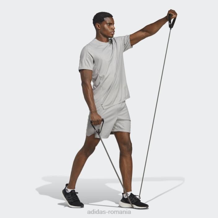 Adidas tricou cu imprimeu pu antrenament mgh solid gri adidas bărbați mgh gri solid 2JBN5100