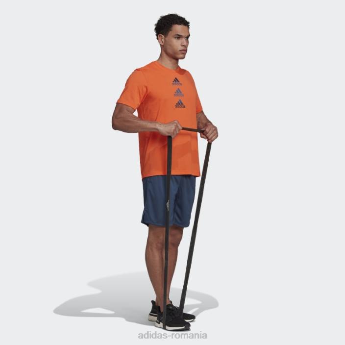 Adidas tricou cu logo portocaliu conceput pentru a muta bărbați portocale 2JBN14615