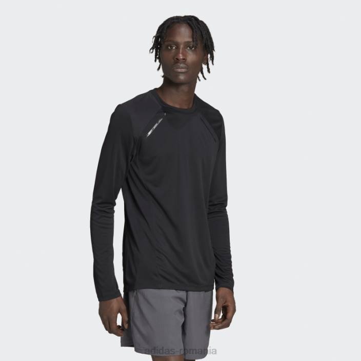 Adidas tricou cu mânecă lungă de antrenament best of adi negru bărbați negru 2JBN5779