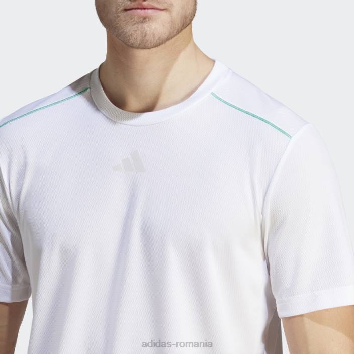Adidas tricou cu sigla baza antrenamentului alb bărbați alb/transparent 2JBN14510