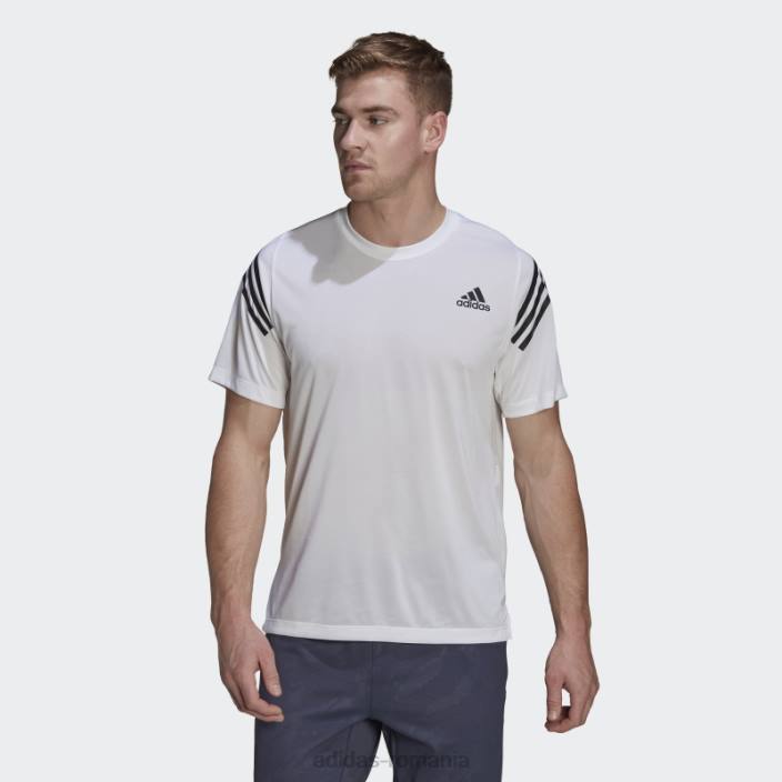 Adidas tricou de antrenament cu icoana trenului alb bărbați alb 2JBN7241