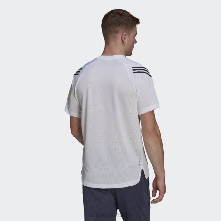 Adidas tricou de antrenament cu icoana trenului alb bărbați alb 2JBN7241