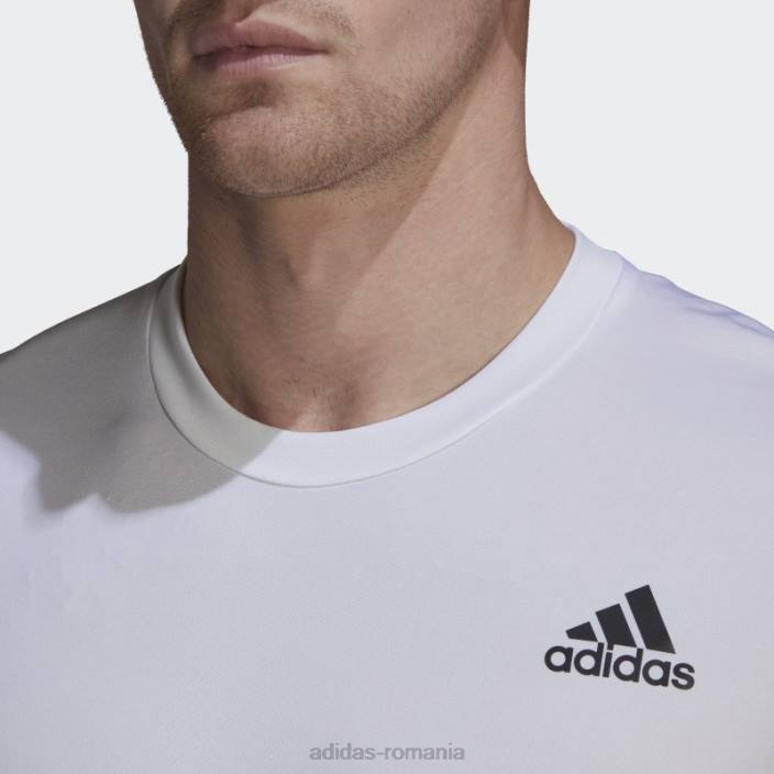 Adidas tricou de antrenament cu icoana trenului alb bărbați alb 2JBN7241