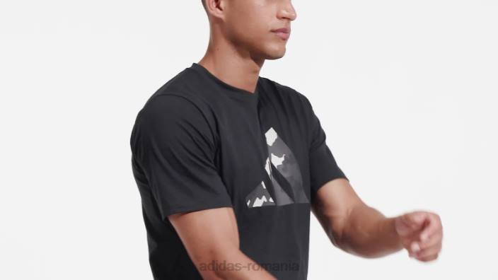 Adidas tricou de antrenament cu logo sezonier negru train essentials bărbați negru 2JBN6010