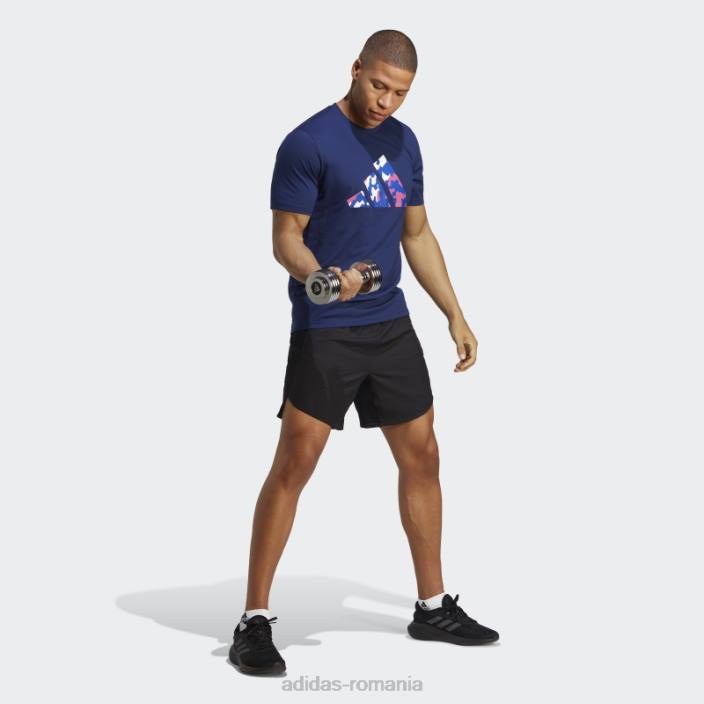 Adidas tricou de antrenament cu logo sezonier train essentials albastru închis bărbați albastru inchis 2JBN1021