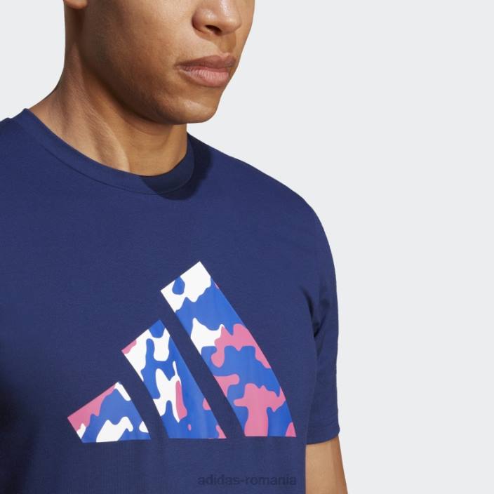 Adidas tricou de antrenament cu logo sezonier train essentials albastru închis bărbați albastru inchis 2JBN1021