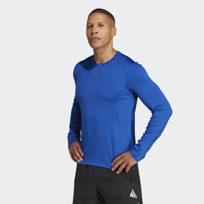 Adidas tricou de antrenament cu mânecă lungă hiit albastru regal adidas bărbați albastru regal/albastru 2JBN7146