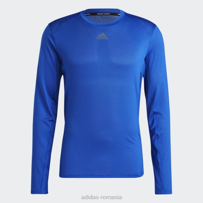 Adidas tricou de antrenament cu mânecă lungă hiit albastru regal adidas bărbați albastru regal/albastru 2JBN7146