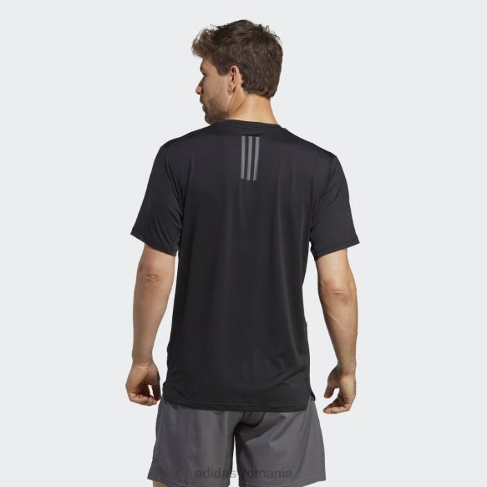 Adidas tricou de antrenament elastic sezonier negru train essentials bărbați gri inchis 2JBN5284