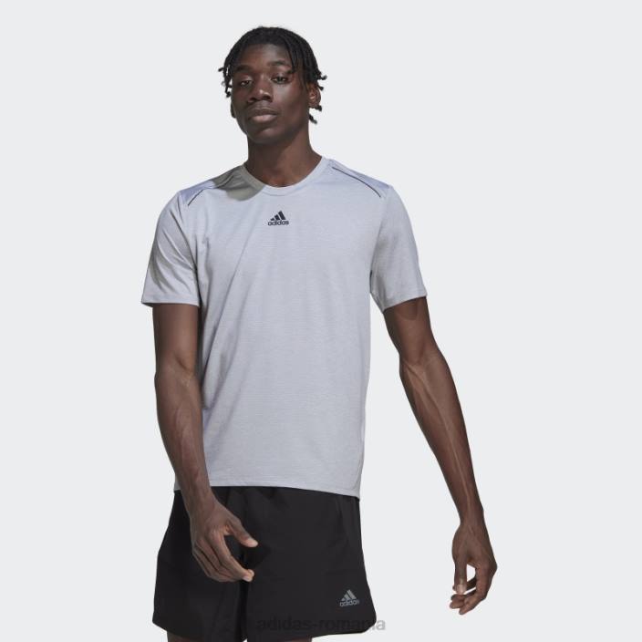 Adidas tricou de antrenament hiit argintiu adidas bărbați argint 2JBN5097