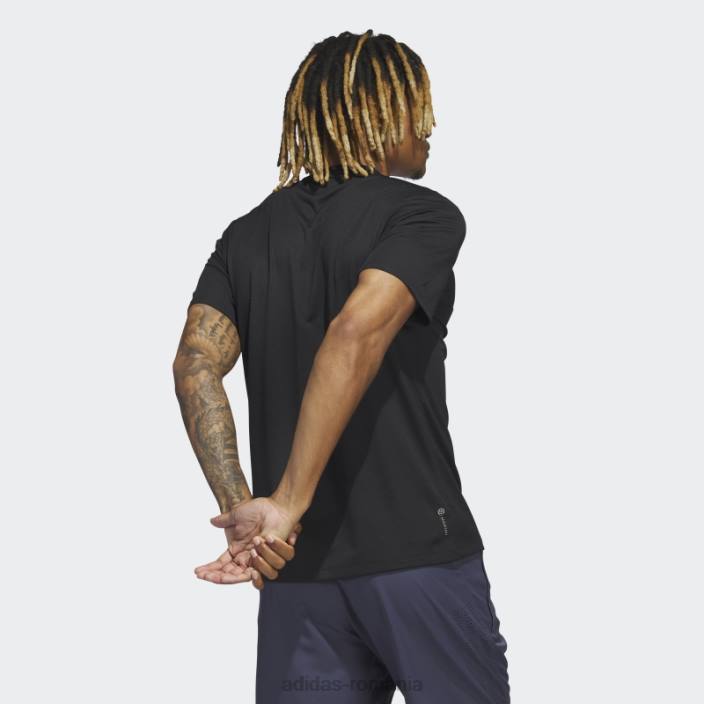 Adidas tricou de antrenament hiit engineered negru adidas bărbați negru 2JBN13182