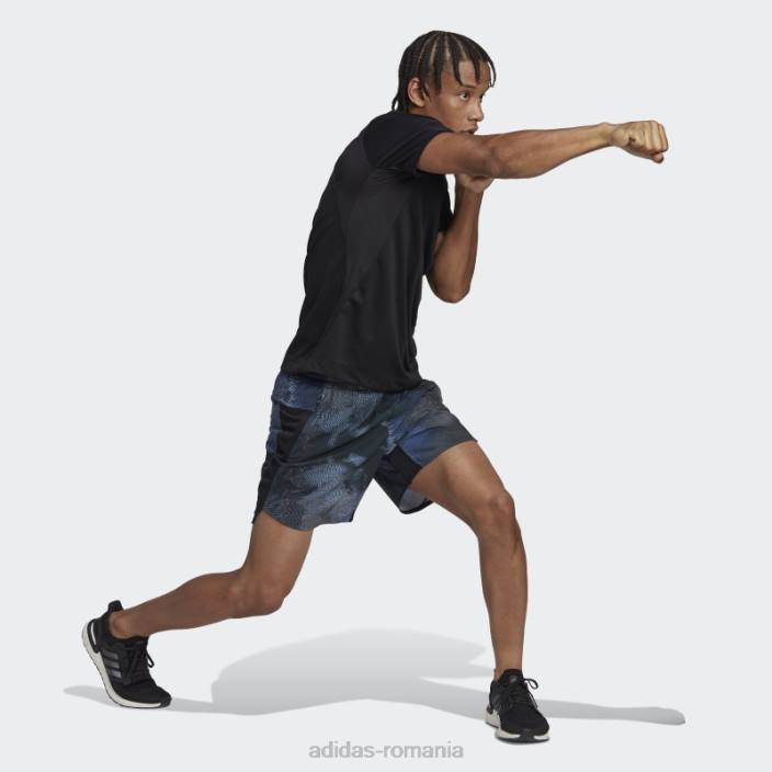 Adidas tricou de antrenament hiit spin negru adidas bărbați negru 2JBN15252