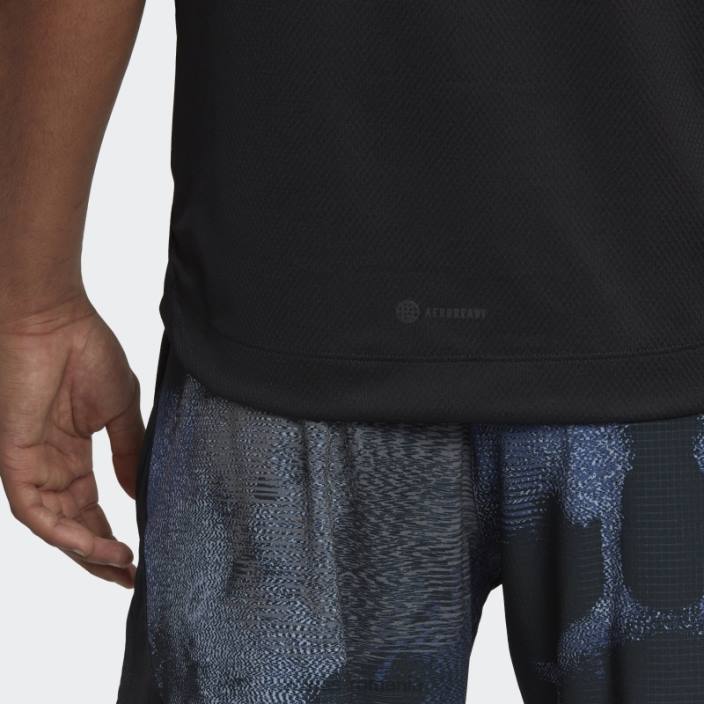Adidas tricou de antrenament hiit spin negru adidas bărbați negru 2JBN15252