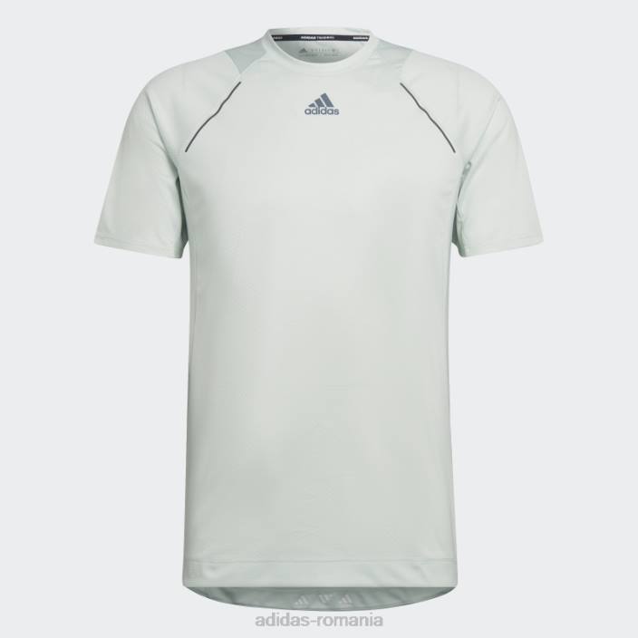 Adidas tricou de antrenament hiit spin verde adidas bărbați verde 2JBN7332