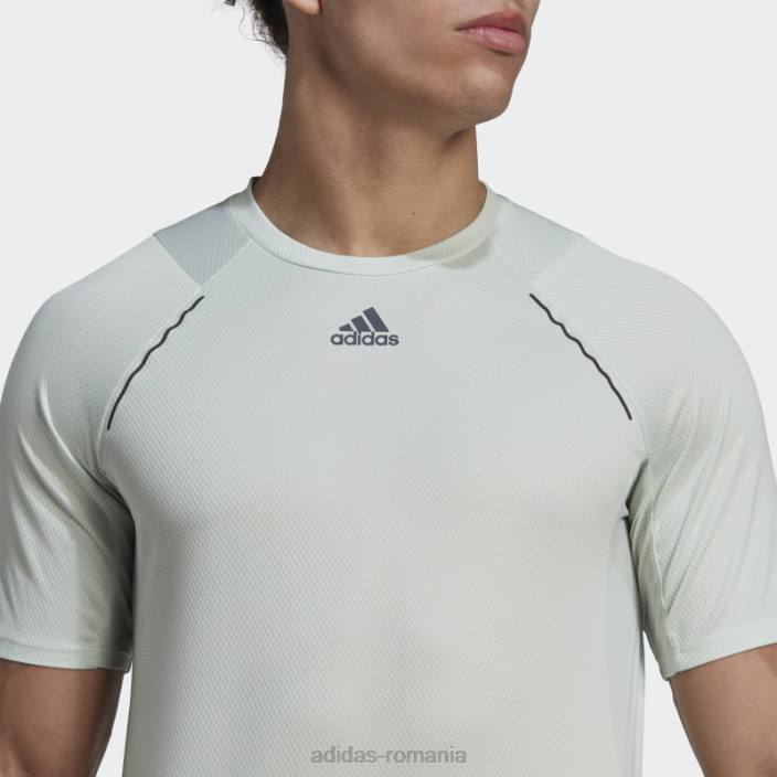 Adidas tricou de antrenament hiit spin verde adidas bărbați verde 2JBN7332