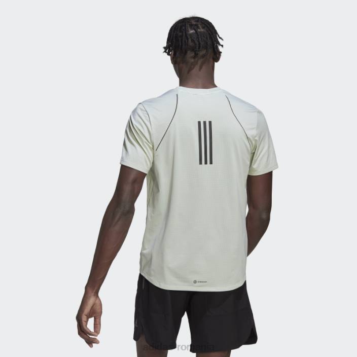 Adidas tricou de antrenament hiit verde bărbați verde 2JBN5714