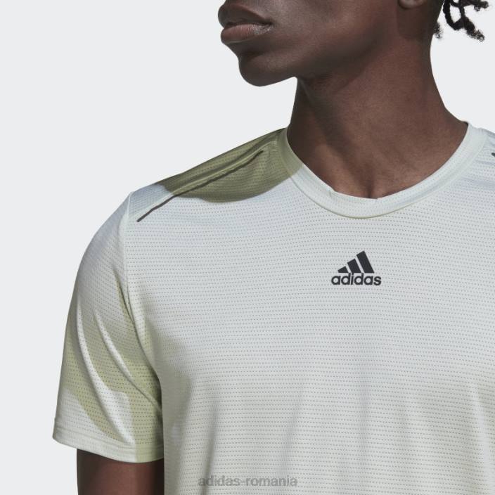 Adidas tricou de antrenament hiit verde bărbați verde 2JBN5714