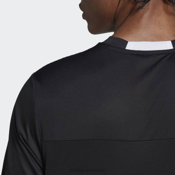 Adidas tricou de antrenament negru proiectat pentru mișcare aeroready hiit slogan bărbați negru 2JBN14627