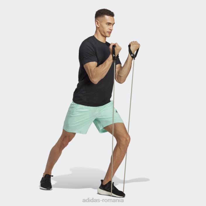 Adidas tricou de antrenament negru train essentials prime bărbați alb negru 2JBN6280