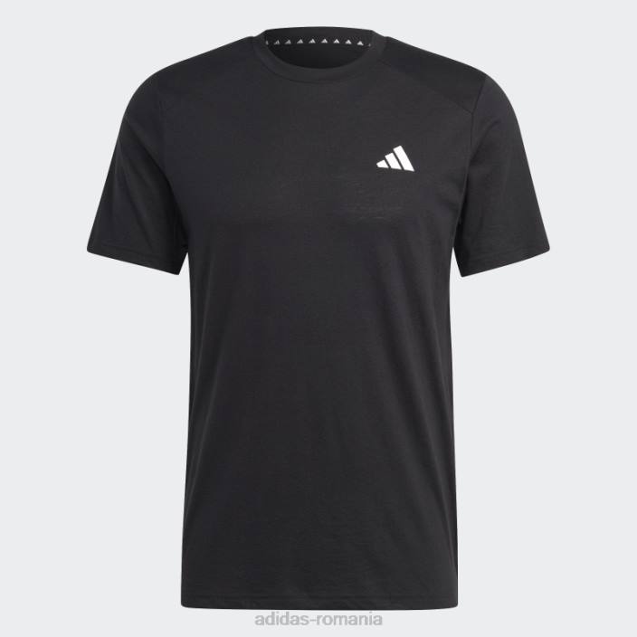 Adidas tricou de antrenament negru train essentials prime bărbați alb negru 2JBN6280