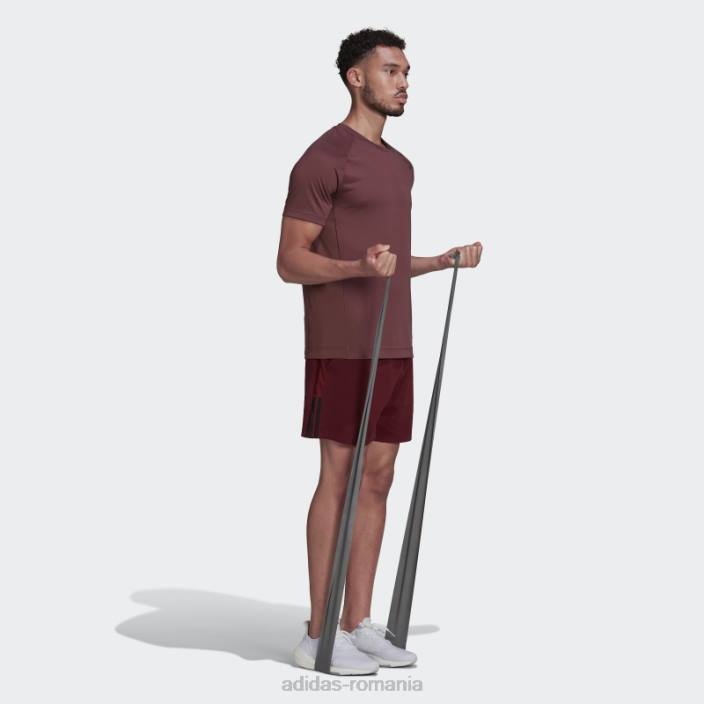 Adidas tricou de antrenament yoga burgundy bărbați Burgundia 2JBN14782