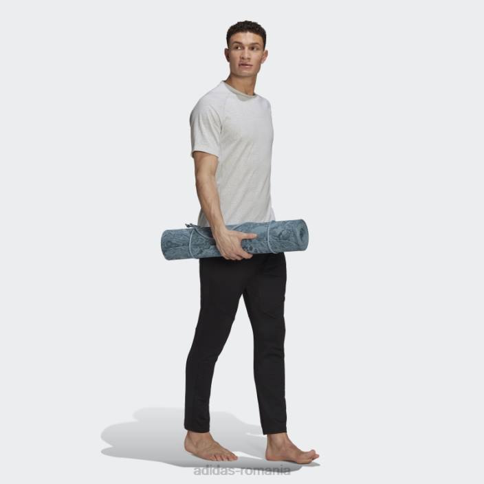 Adidas tricou de antrenament yoga gri bărbați gri/alb 2JBN7237