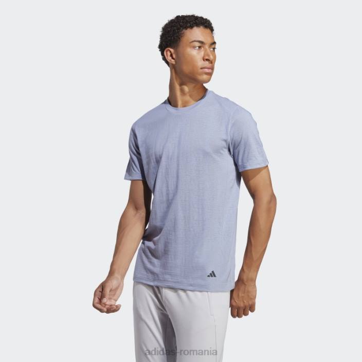 Adidas tricou de antrenament yoga violet argintiu adidas bărbați violet argintiu 2JBN5136