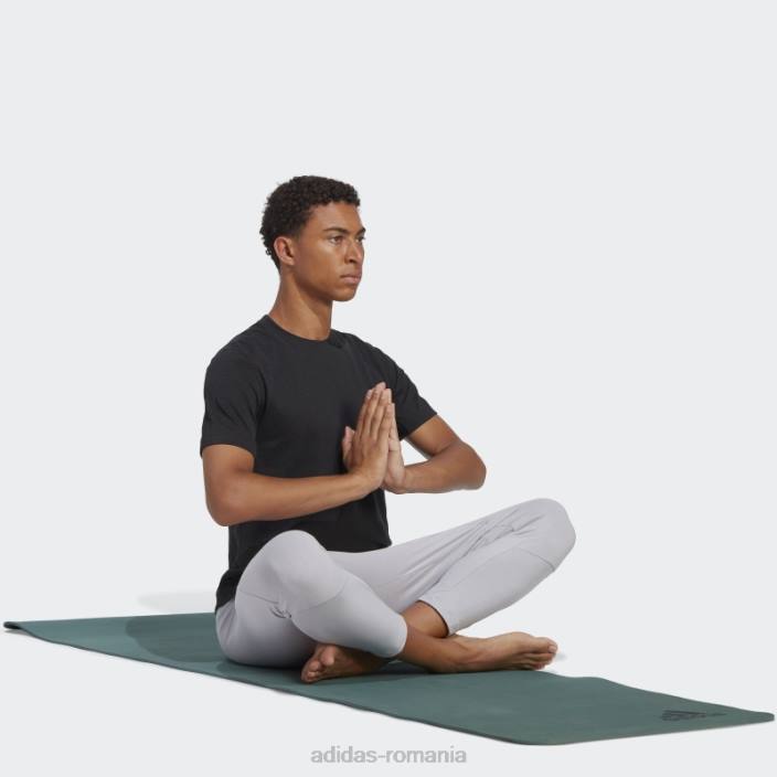 Adidas tricou elegant pentru antrenament yoga, negru bărbați negru 2JBN5012