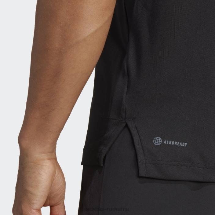 Adidas tricou grafic al clubului sportiv negru bărbați negru 2JBN5240