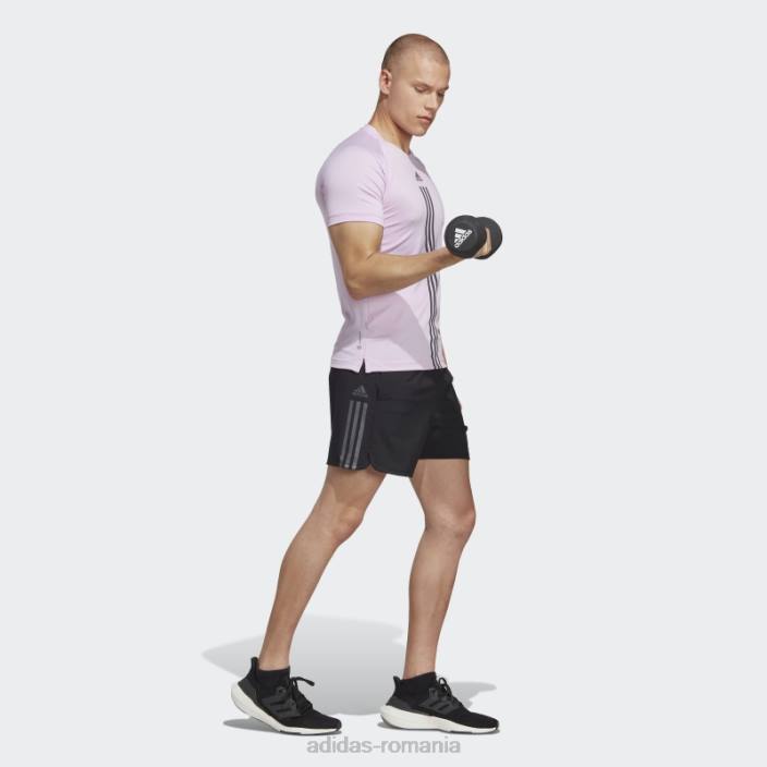 Adidas tricou lila alphastrength adidas bărbați liliac 2JBN7263